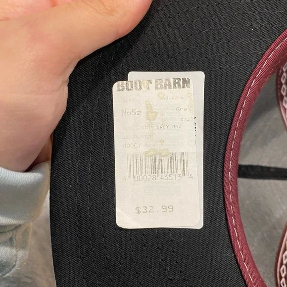 NWT Hooey Doc Hat matron and gray men’s hat - Picture 5 of 5